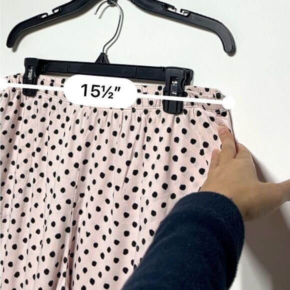 Kate Spade New York 3/4 Sleeve Charm Cropped  Polka Dot PJ Set XL - Picture 12 of 14